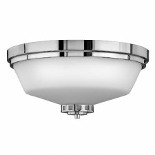 Hinkley Ashley Bathroom Flush Light Polished Chrome Hinkley Ashley Bathroom Flush Light Polished Chrome