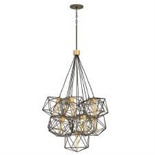 Amelia 1 Light Medium Pendant – Buckeye Bronze/Restoration Bronze - Elstead  Lighting