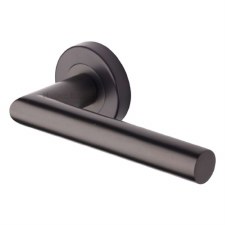 Heritage Athena Door Handle V3840 Matt Bronze