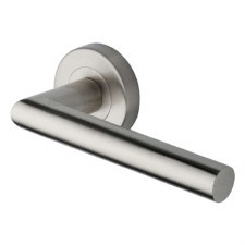 Heritage Athena Door Handle V3840 Satin Nickel