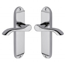 Sorrento Aurora Latch Door Handle Polished Chrome