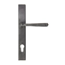 From The Anvil Avon Slim Espag Door Handles External Beeswax