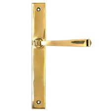 From The Anvil Avon Slimline Latch Handle Set Polished Brass