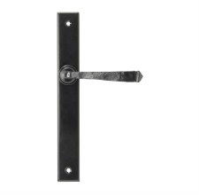 From The Anvil Avon Slimline Sprung Lever Latch Door Handle Black