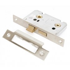 From The Anvil Bathroom Mortice Lock 2.5" Polished Nickel