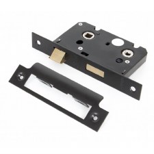 From The Anvil Bathroom Mortice Lock 2.5" Black