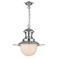 David Hunt Baby Station Ceiling Pendant Light Polished Chrome