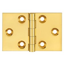 Back Flap Hinge 0410 38x60mm Polished Brass Unlacquered