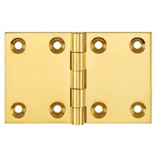 Back Flap Hinge 0425 63.5x102mm Polished Brass Unlacquered