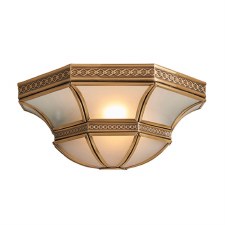 Interiors 1900 Balfour Wall Light Antique Brass Interiors 1900 Balfour Wall Light Antique Brass
