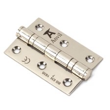 From The Anvil Ball Bearing Butt Hinges 3" Polished Nickel