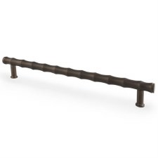 Bamboo Cabinet Pull Handle 224mm Dark Bronze PVD