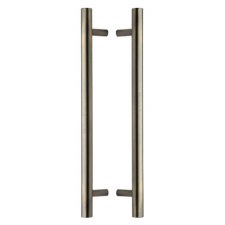 Heritage Bar Door Pull Handle BTB1361 457mm Antique Brass