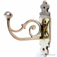 Monza Robe Hook Polished Brass