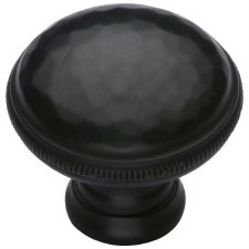 Heritage Beaten Cabinet Knob C4545 Matt Black