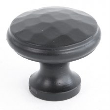 From The Anvil Beaten Cupboard Knob Black Medium