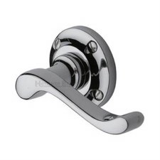 Heritage Bedford Door Handle V820 Polished Chrome