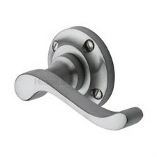 Heritage Bedford Door Handle V820 Satin Chrome