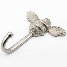 Bee Coat Hook Nickel