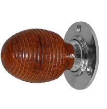 Beehive Door Knobs, Rosewood & Ebonised