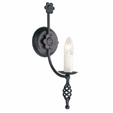 Elstead Belfry Wall Light Black