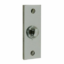 Brassart Constable 624 Door Bell Push Polished Nickel