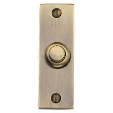 Heritage Bell Push V1182 Antique Brass