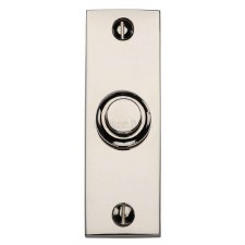 Heritage Bell Push V1182 Polished Nickel