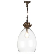 David Hunt Belvedere Single Pendant Light Bronze