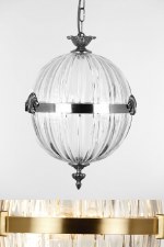 Belzoni Scallop Globe Satin Brass (3.0M Drop)