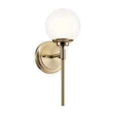 Kichler Benno Bathroom Wall Light Champagne Bronze