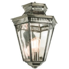 Bevelled Passage Wall Lantern Nickel