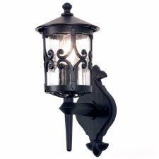 Elstead Hereford Outdoor Wall Light Lantern Black