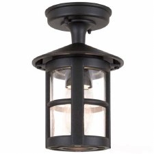 Elstead Hereford Tube Light Down Black