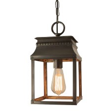 Bordeaux Hanging Lantern Small Antique