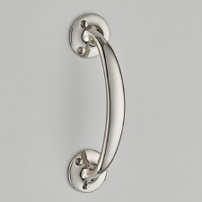Bow Door Pull Handle 152mm Polished Chrome