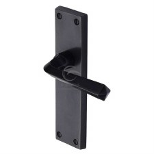 Heritage Bridgenorth Latch Door Handle RDB2510 Rustic Dark Bronze