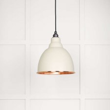 From The Anvil Brindley Pendant Teasel with Hammered Copper Interior