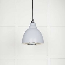 From The Anvil Brindley Pendant Birch with Hammered Nickel Interior