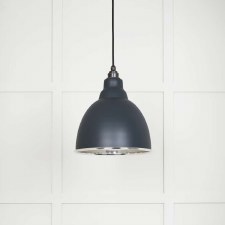 From The Anvil Brindley Pendant Soot with Smooth Nickel Interior