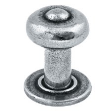 Finesse Bromley Cupboard Knob 27mm FD282 Solid Pewter