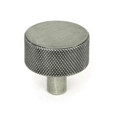 From The Anvil Brompton Cabinet Knob No Rose 32mm Pewter