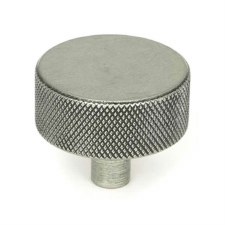 From The Anvil Brompton Cabinet Knob No Rose 38mm Pewter