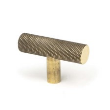 From The Anvil Brompton T-Bar Pull Handle Aged Brass