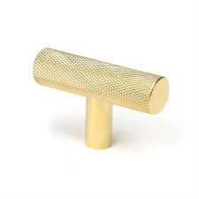 From The Anvil Brompton T-Bar Pull Handle Polished Brass