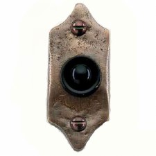 Country Bronze Door Bell Push