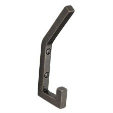 Heritage Double Hat & Coat Hook RPW151 Rustic Pewter