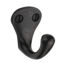 Heritage Coat Hook RDB387 Rustic Dark Bronze