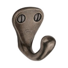 Heritage Coat Hook RPW387 Rustic Pewter