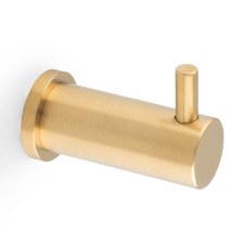 Brunel Plain Robe Hook Satin Brass PVD Brunel Plain Robe Hook Satin Brass PVD